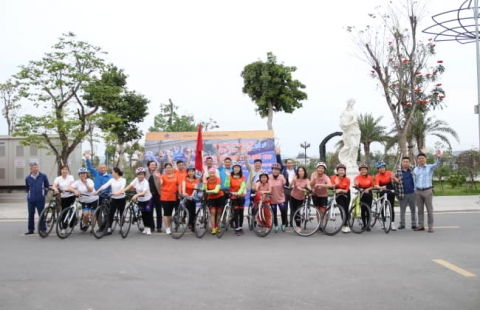 Công đoàn Thép Việt – Sing tổ chức Giải đua xe đạp nữ CNVC lần thứ Nhất năm 2023